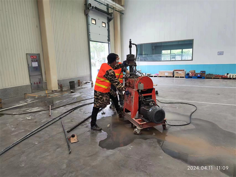 玉门厂房地面下沉塌陷注浆加固施工